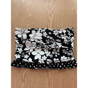 B24 Women’s Athena Swimsuit Skirt Inside Brief Tropical🌴Floral🌺Print size 10